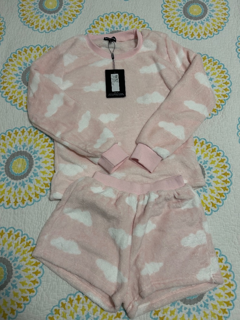 Fluffy Cloud PJs set